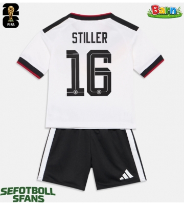 Tyskland Angelo Stiller #16 Hemmaställ Barn VM 2026 Kortärmad (+ Korta byxor)